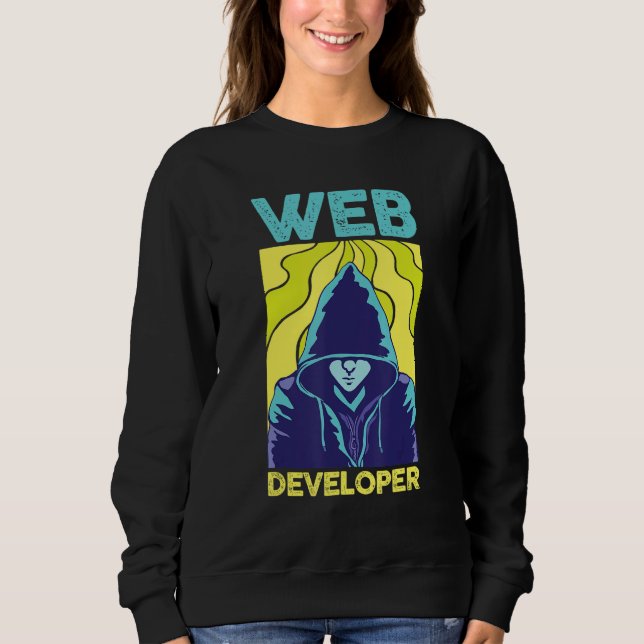 Programmer Coding  Programming Language  Web Devel Sweatshirt (Front)