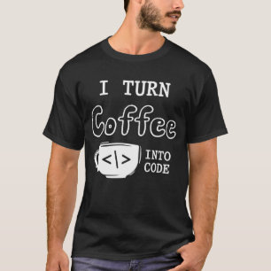 Programmer Coffee Joke Software Coder T-Shirt