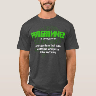 Programmer Definition Synta Programming Software D T-Shirt