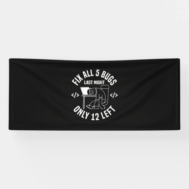 Programmer Fix All 5 Bugs Banner (Horizontal)