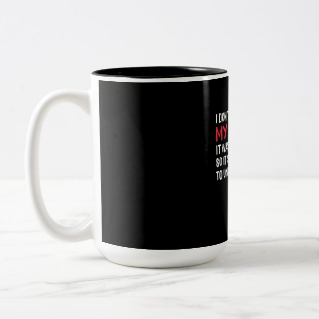 Programmer I Do Not Comment My Code Two-Tone Coffee Mug (Left)