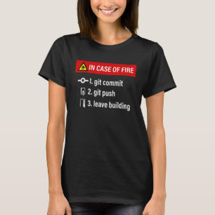Programmer Joke Web Software Developer Git Commit T-Shirt