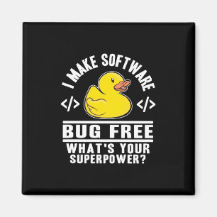 Programmer Make Software Bug Free Magnet