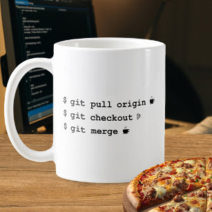 Programmer Mug - Coffee And Pizza