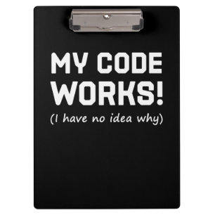 Programmer My Code Works Clipboard