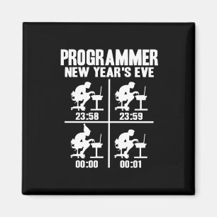 Programmer New Year's Ever Magnet