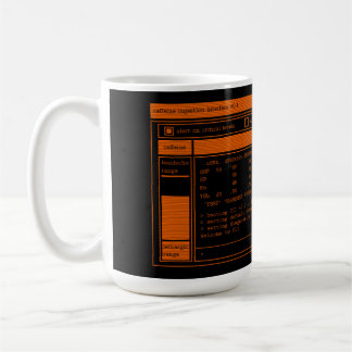 Programmer Orange Terminal Coffee Mug