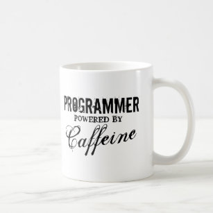 Programmer power by caffeine coffee mug