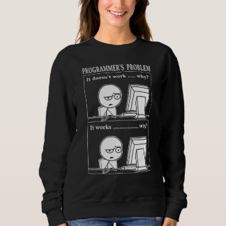 Programmer Problem It Works Computer Software Engi Sweatshirt