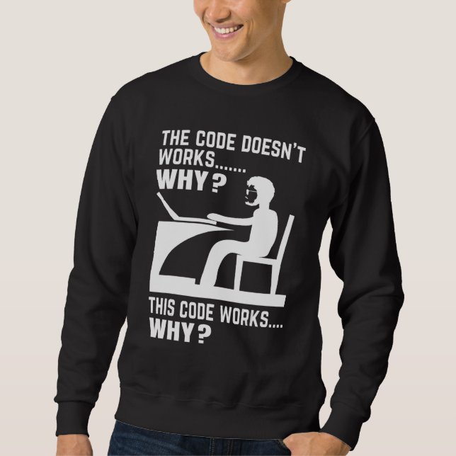 Programmer Programming Expert Software Developer C Sweatshirt (Front)
