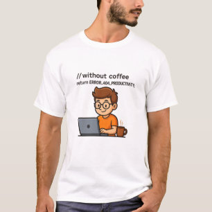 Programmer T-Shirt – Error 404 Productivity