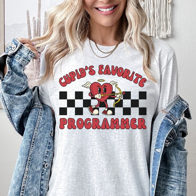 Programmer Valentines Day, Valentine Computer Nerd T-Shirt (Creator Uploaded)