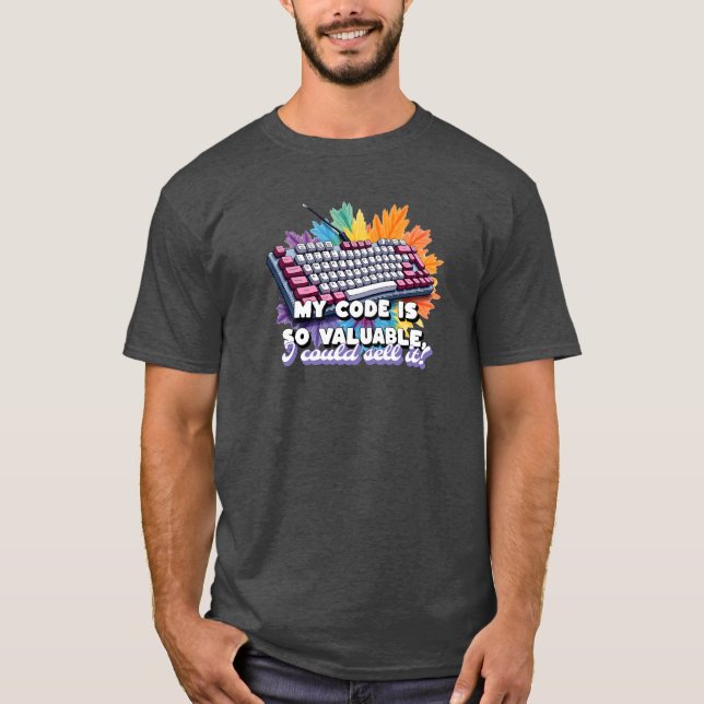 Programmer - Valueable Code - mechanical keyboard T-Shirt (Front)