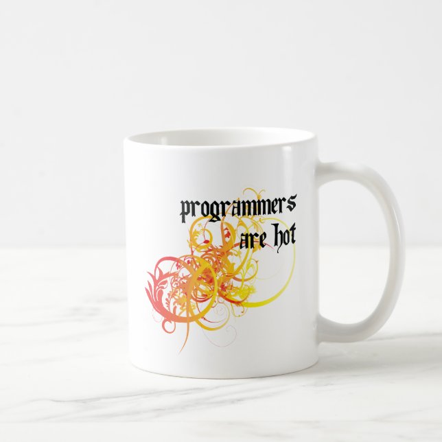 Programmers Are Hot Coffee Mug (Right)