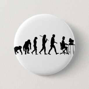 Programmers business analysts secretaries gear 6 cm round badge