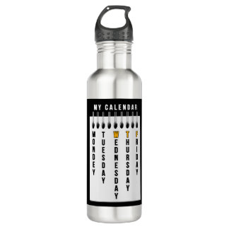Programmers Calendar 710 Ml Water Bottle