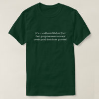 … programmers cannot write good database queries!