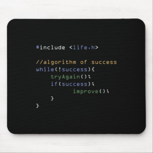 Programmers Computer Science Meme Coding Humour Mouse Pad
