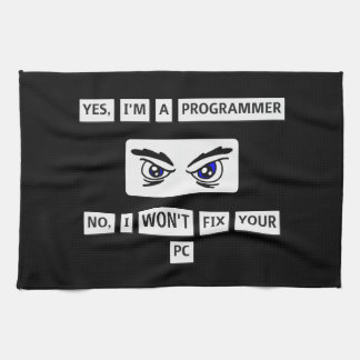 Programmer's Disclaimer T-Shirt Tea Towel
