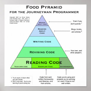 Programmer's Food Pyramid Poster