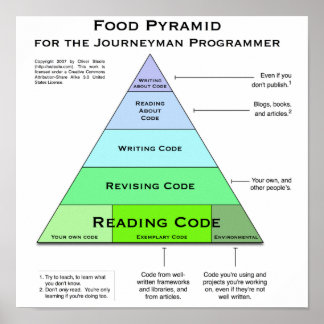 Programmer's Food Pyramid Poster