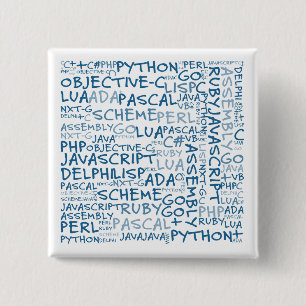 Programmers Have Multiple Programming Skills 15 Cm Square Badge
