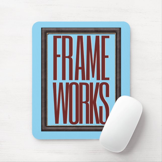 Programming and Software Engineering Framework Mouse Pad (With Mouse)
