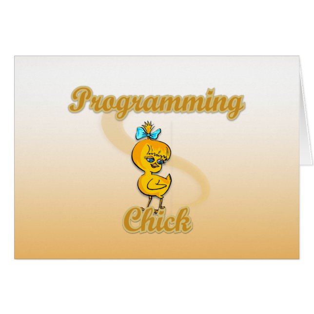Programming Chick (Front Horizontal)