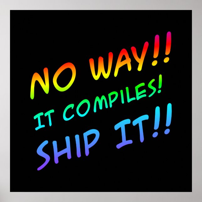 Programming Humour Poster (Front)