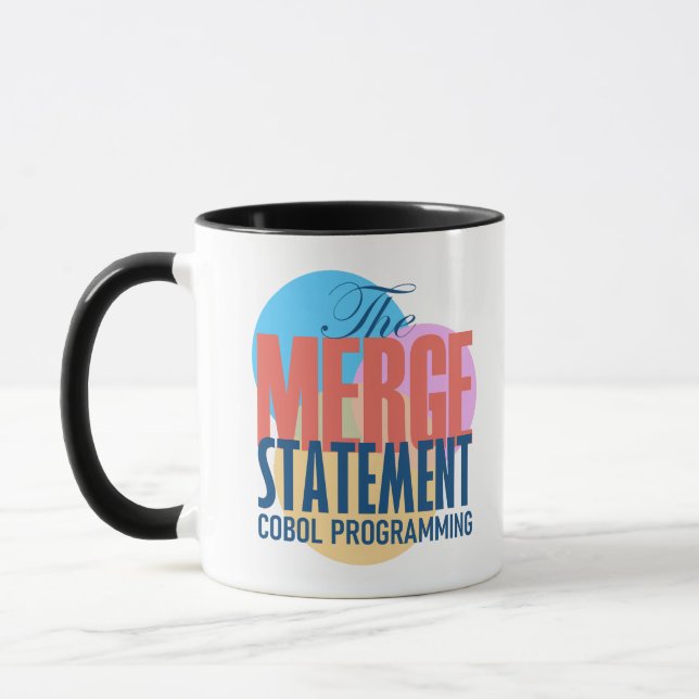 Programming in Cobol with Merge Statements Mug (Left)