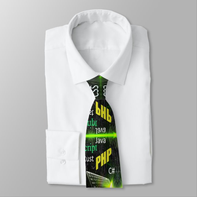 Programming Languages Pattern Green Tie (Tied)