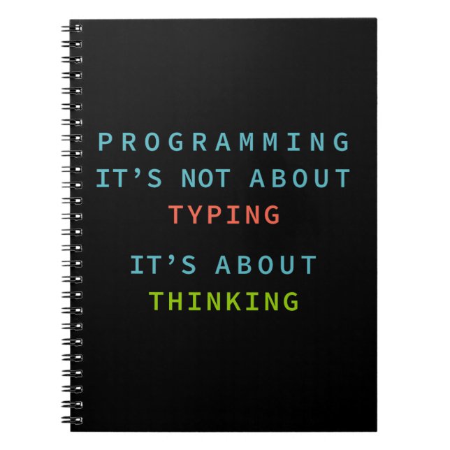 “Programming Quote Notebook for Coders & Developer (Front)