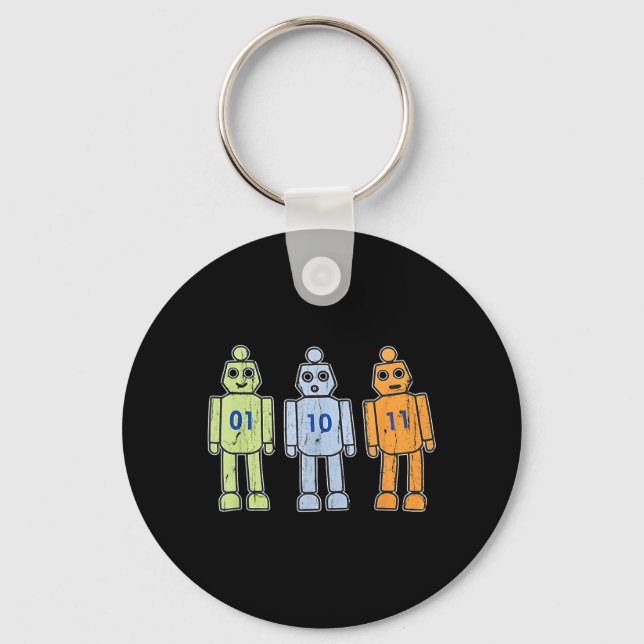 Programming Robot 01 10 11 Key Ring (Front)