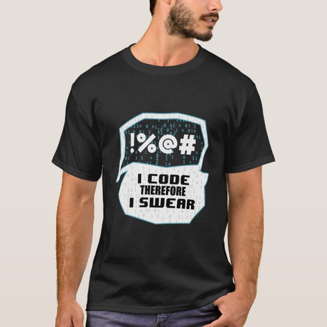 Programming Saying Binary Codes Computer Science T-Shirt (Front)
