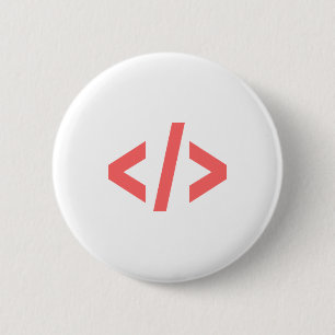 Programming Tag 6 Cm Round Badge