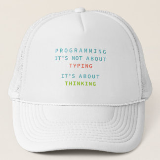 Programming Thinking Quote Hat for Developers