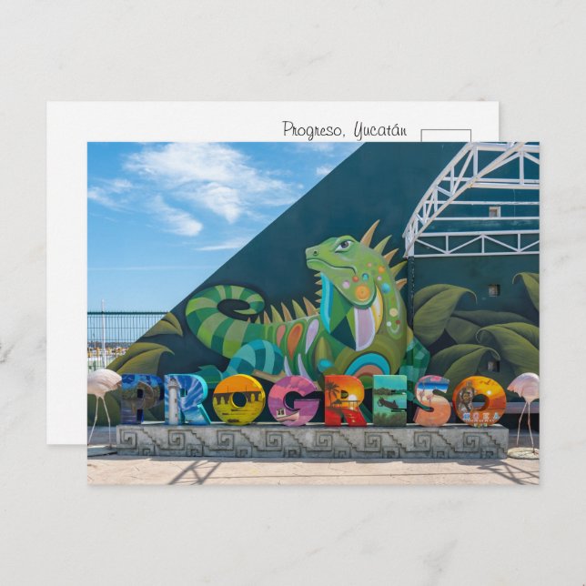 Progreso, Yucatán Postcard (Front/Back)
