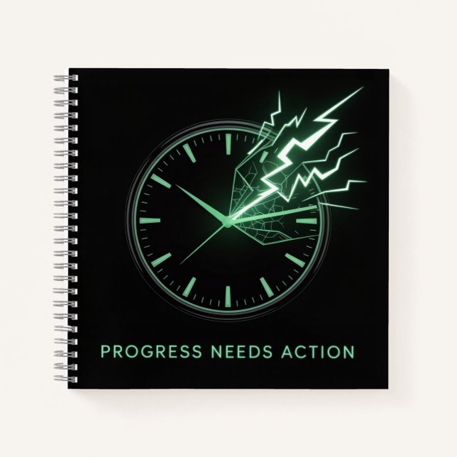 Progress Needs Action Notebook (Front)