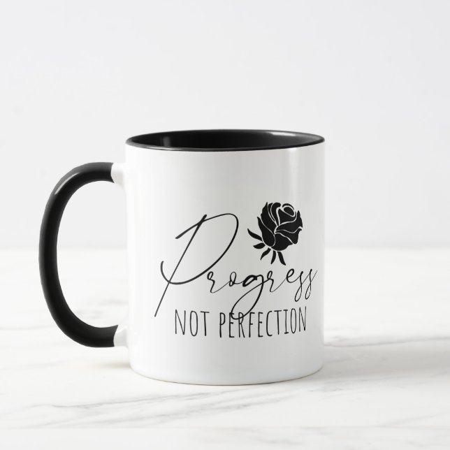 Progress Not Perfection Mug (Left)