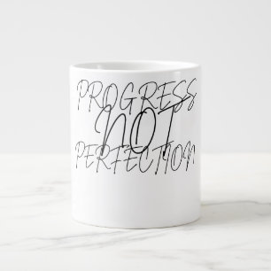 Progress Not PerfectionT-Shirt Large Coffee Mug