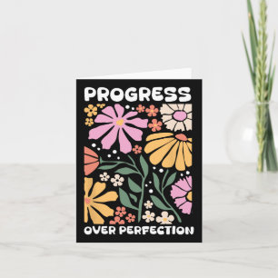 Progress Over Perfection Aby Therapist Behaviour R Card