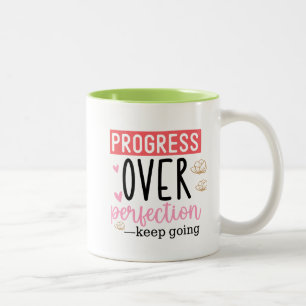 Progress Over Perfection Coffee Mug