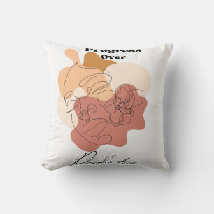 Progress over Perfection Cushion