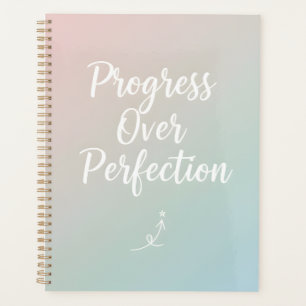 Progress Over Perfection – Minimal Motivational Qu Planner