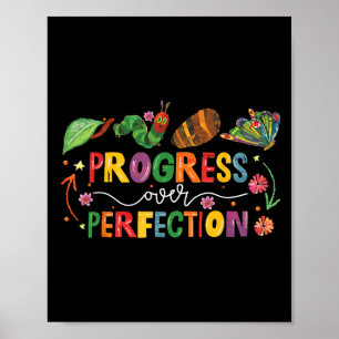 Progress Over Perfection Motivational Teacher For Poster