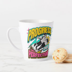 Progress Over Perfection Mug – Inspiring Morning