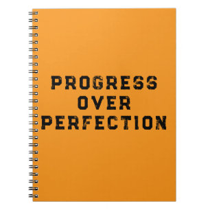 Progress Over Perfection Notebook