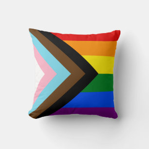 Progress Pride Flag Cushion