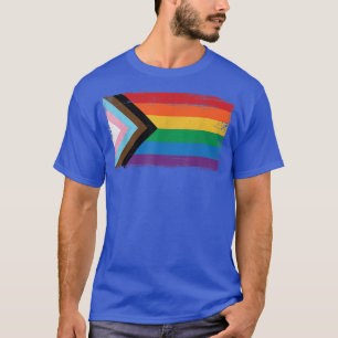 Progress Pride Flag LGBT Month Gay Lesbian Transge T-Shirt