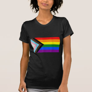 Progress Pride Flag LGBT T-Shirt